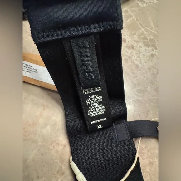 SKIMS COTTON RIB PLUNGE BRALETTE - Picture 8 of 11